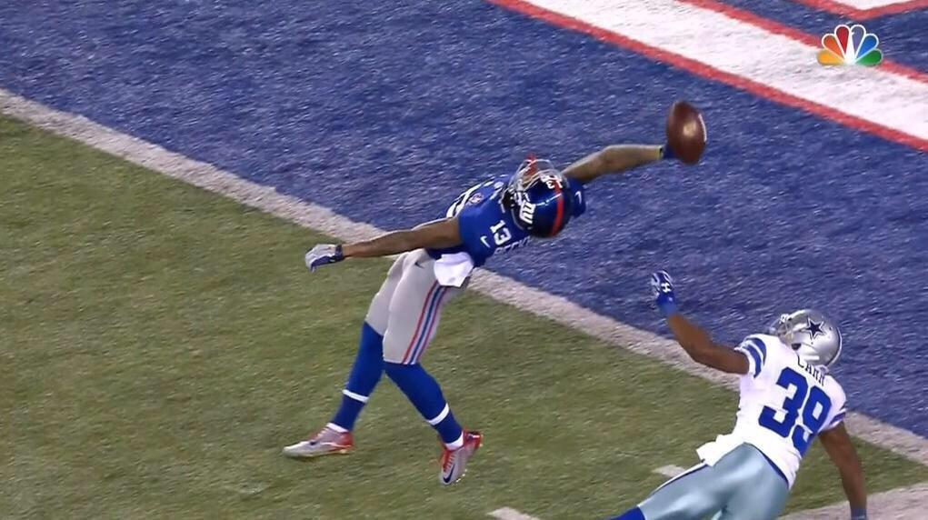 FunnyPicsDepot's tweet photo. When Odell caught this http://t.co/92hCMDzs9K