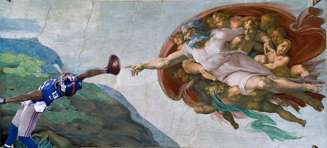 Revisen los guantes de Beckham jr, tenía la gotita o algún pegamente esa atrapada es de otro planeta