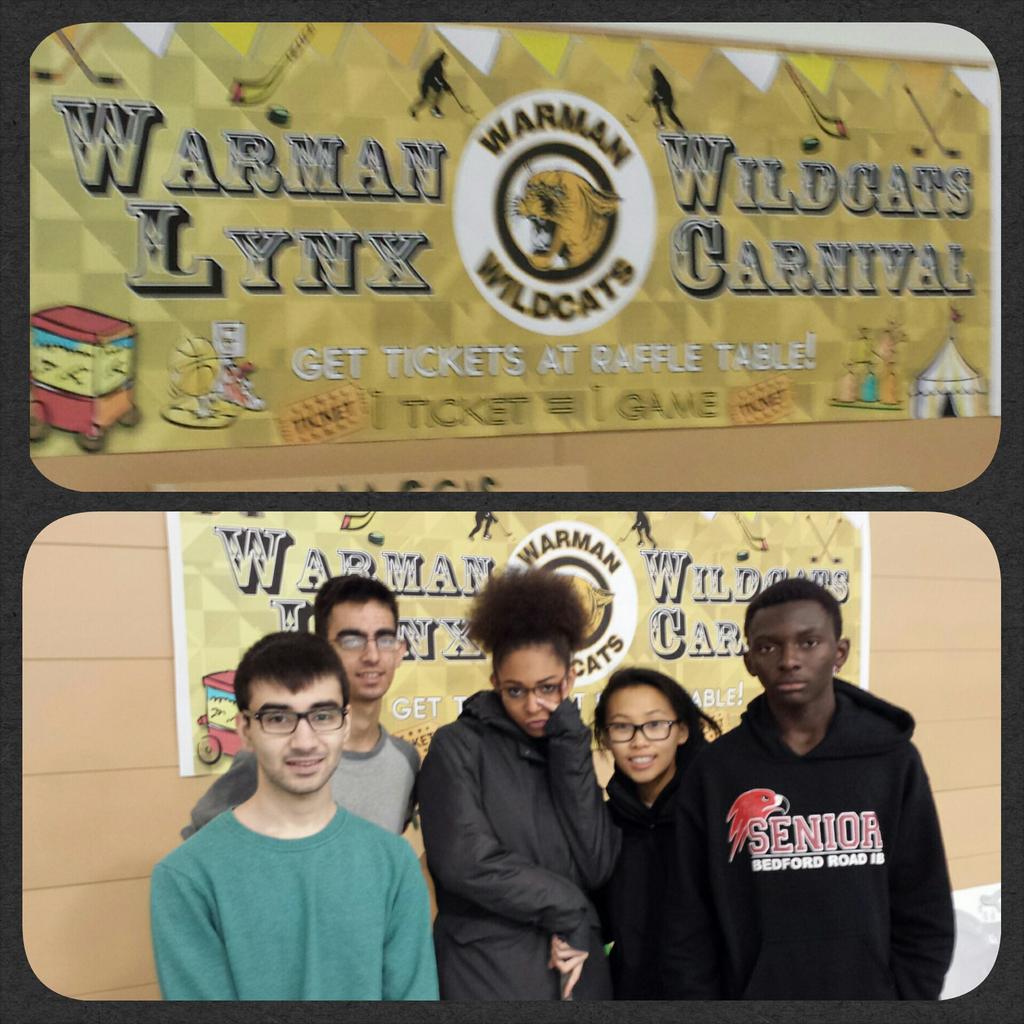 BuglassK's tweet photo. S/O to @StoonPubSchools @IB_DP Bedford students running a carnival to support novice hockey! #CreativityActionService http://t.co/oprzkw0PBJ