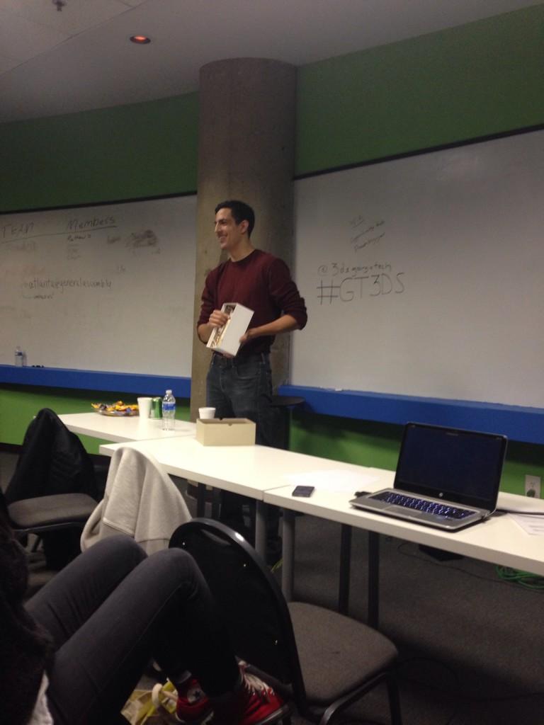 heyaswin's tweet photo. Im all in for #Atlanta. Here's to an awesome weekend with the participants and mentors of @3DSGeorgiaTech! http://t.co/gbAyHpwDLB