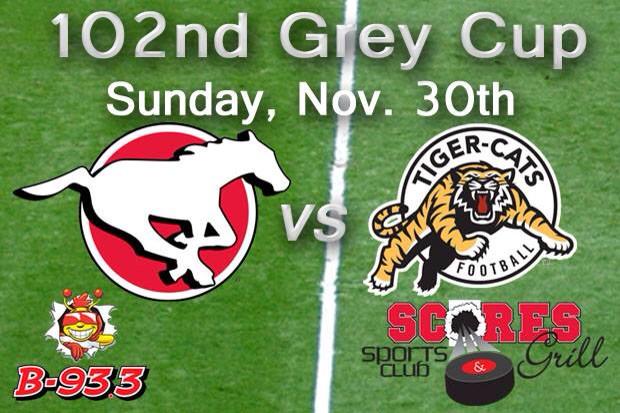 AllHitsB93's tweet photo. Start celebrating the Grey Cup with the Breakfast Buzz &amp; @scores_pub tomorrow! http://t.co/8oND6cns2A
