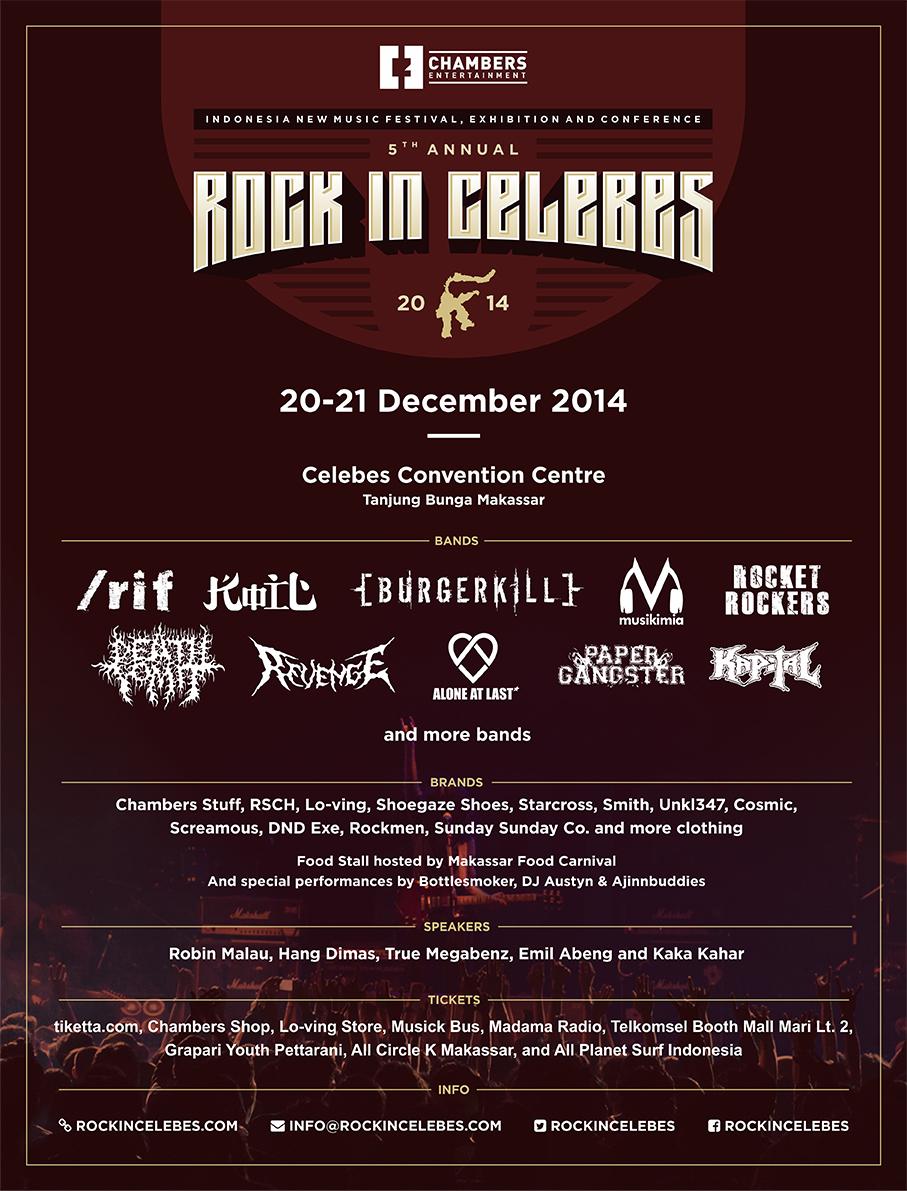 Pengumuman pertama Lineup Utama #RIC2014! Tiket sudah tersedia! Info lengkap: rockincelebes.com.