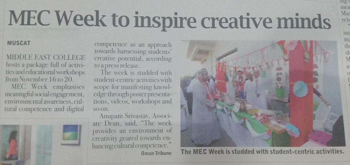 MEC_Oman's tweet photo. #MEC_Week
#inspiring_creative_minds http://t.co/WxFkcQMTUY