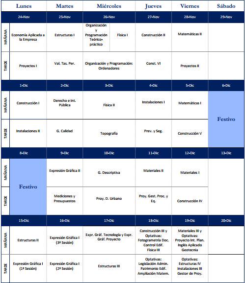 detsieUGR's tweet photo. Calendario de Exámenes G.E./A.T. convocatoria extraordinaria de diciembre @etsie_ugr http://t.co/eYiXfIXpKk http://t.co/Noykz35fby