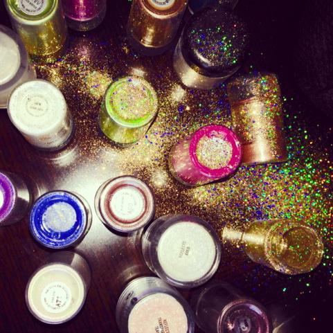 Oops! RT: <a href="/MAC_Vimi_J/">Vimi J</a>: <a href="/maccosmetics/">M•A•C Cosmetics</a> A Glitter explosion before a presentation..