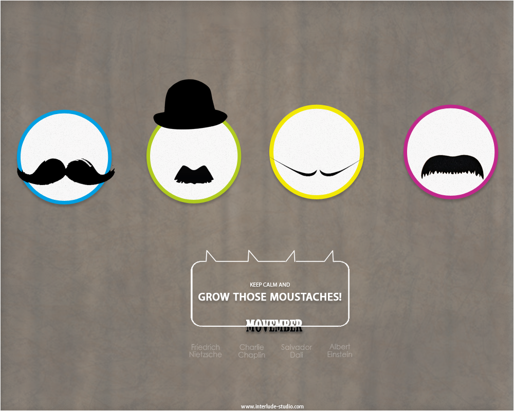 InterludeMedia's tweet image. Another week left for #Movember to end, so drop the shave and leave your moustaches a little longer till then!