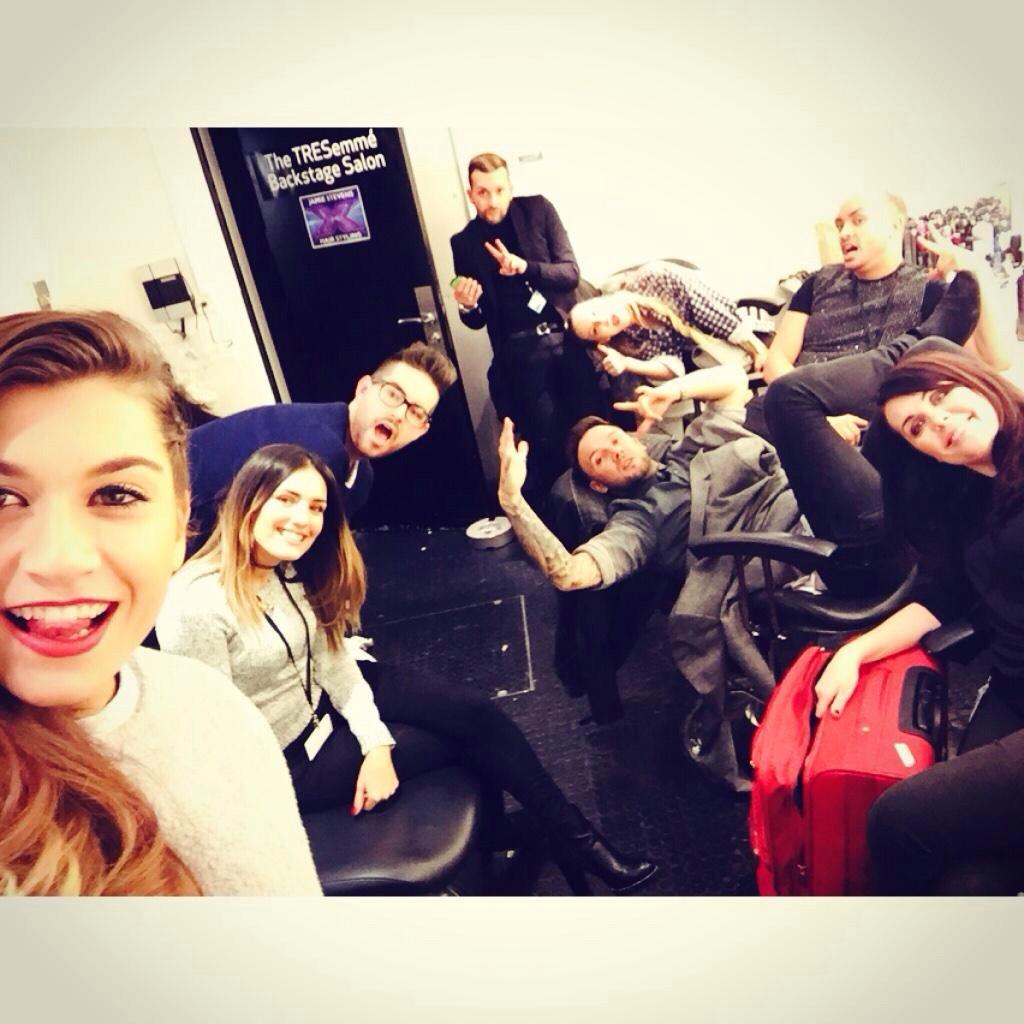 Backstage banter, Aha :) x 👅