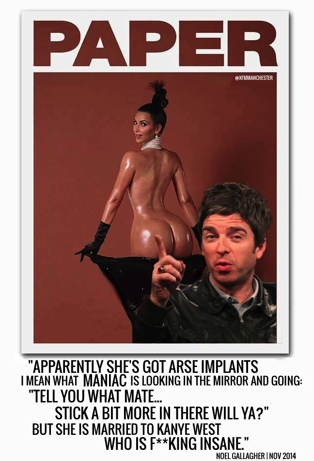 XfmManchester's tweet photo. Noel Gallagher's Genius AGAIN.

This time his words of wisdom on Kim Kardashian!

http://t.co/Ywt1IT7SXJ NOW http://t.co/ZDNPCxunhw