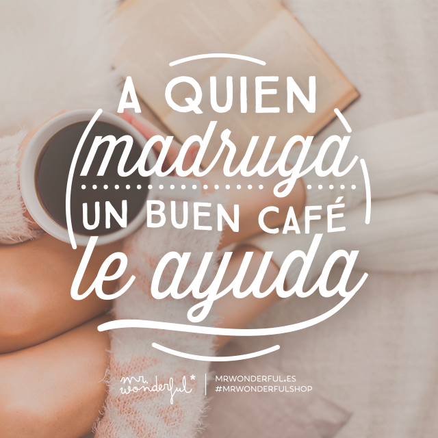 mrwonderful_'s tweet photo. A quien madruga, un buen café le ayuda ( y menos mal) ☕☕☕ #mrwonderfulshop #monday #happy http://t.co/FcVLwHpkZX