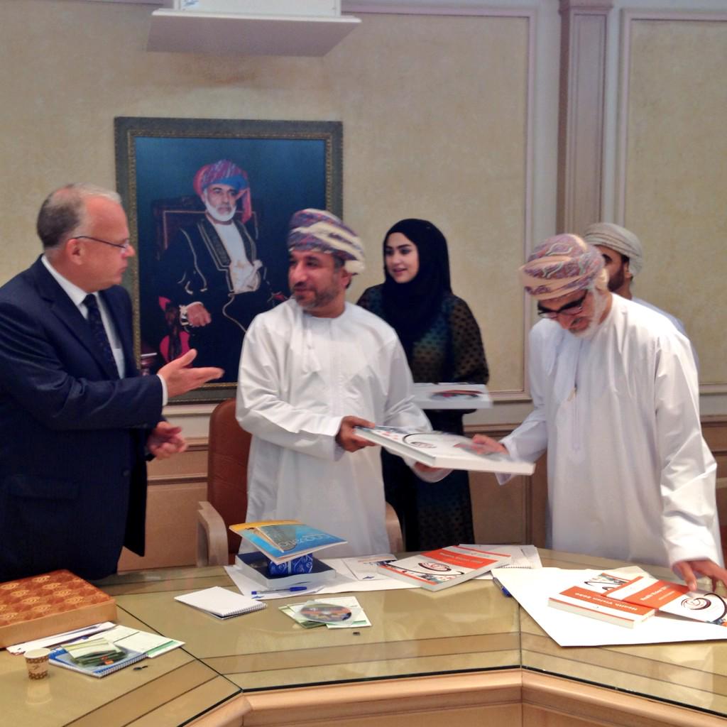 SwedeninKSA's tweet photo. Ambassador @DDannfelt receives a hard copy of the newly launched #Vision2050 at MoH http://t.co/PYHf0nF0ck