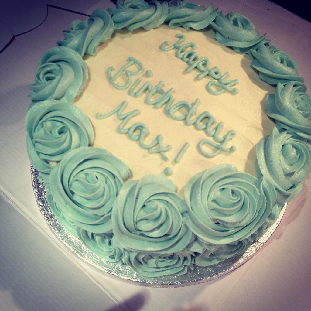 Our first staff birthday cake being delivered to @SowerbysEA today! Happy Birthday Max!
