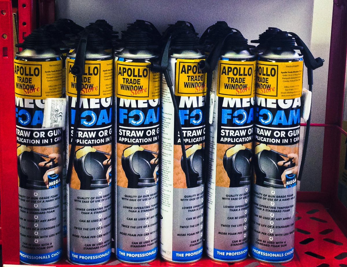 ApolloWindows's tweet image. Come in and have a look at our new foam range, use for both handheld &amp;amp; foam gun applications!!