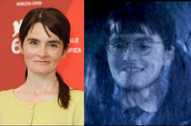 Happy 49th Birthday to Shirley Henderson! She played Moaning Myrtle in Harry Potter. 