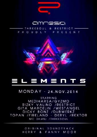 "TONIGHT  BIG PARTY" and "FULL LADIES" guys({}). <=-P <3<3 

          "ELEMENTS"

@AMNESIA CLUB BANDUNG