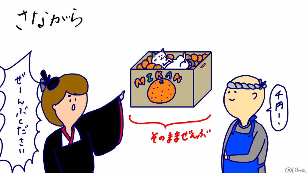 イラストでわかる古文単語 さながら 然ながら 宛ら そのままぜんぶ そのまま すべて 全部 さ は指示語で それ ながら は ずっと 合わせて そのままずっと 全部 の意味になります 現代では まるで という意味ですね T Co