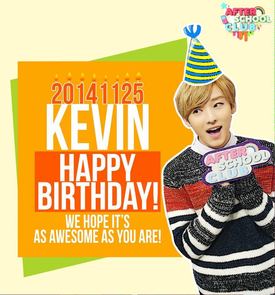 Happy Birthday UKISS Kevin Woo. We Love You So Much oppa!   