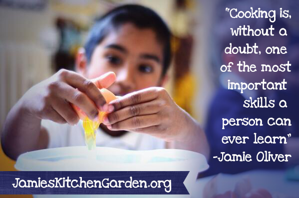 JamiesKGP's tweet photo. Sign up for @jamieoliver's Kitchen Garden Project &amp; pass cooking skills to the next generation http://t.co/rpr0KxqIFI http://t.co/HPlDkFziDN