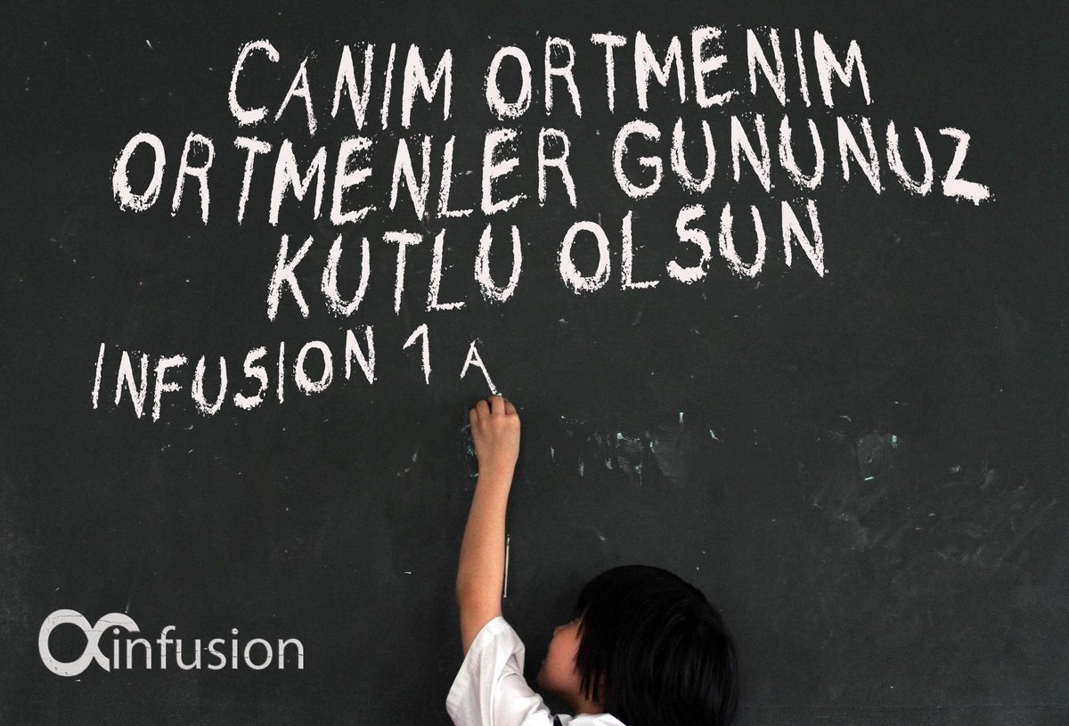 Infusion ailesi olarak tüm öğretmenlerimizin öğretmenler gününü kutluyor ve ellerinden öpüyoruz. #ogretmenlergunu