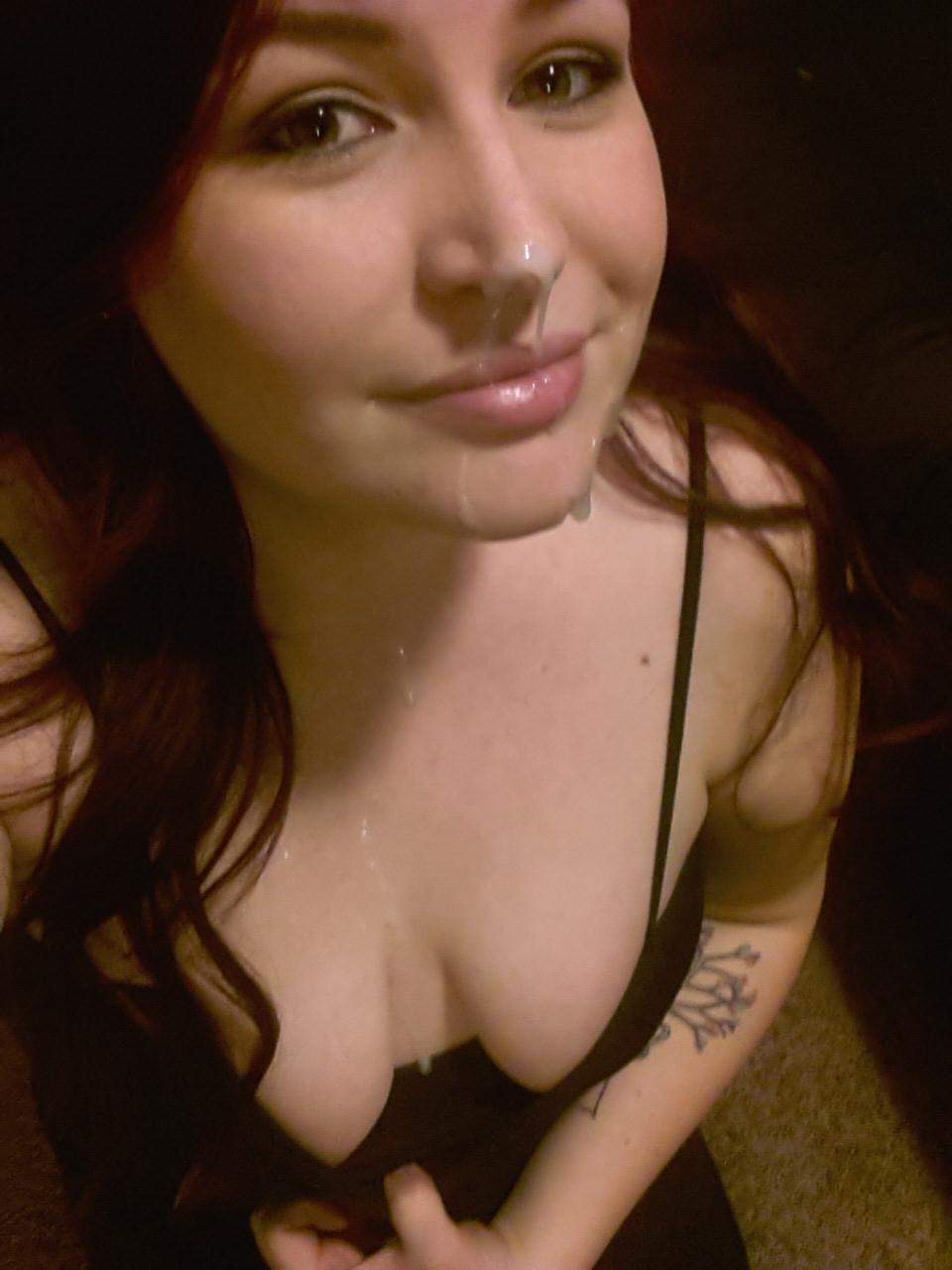 Cum facial selfie Cum facial selfie