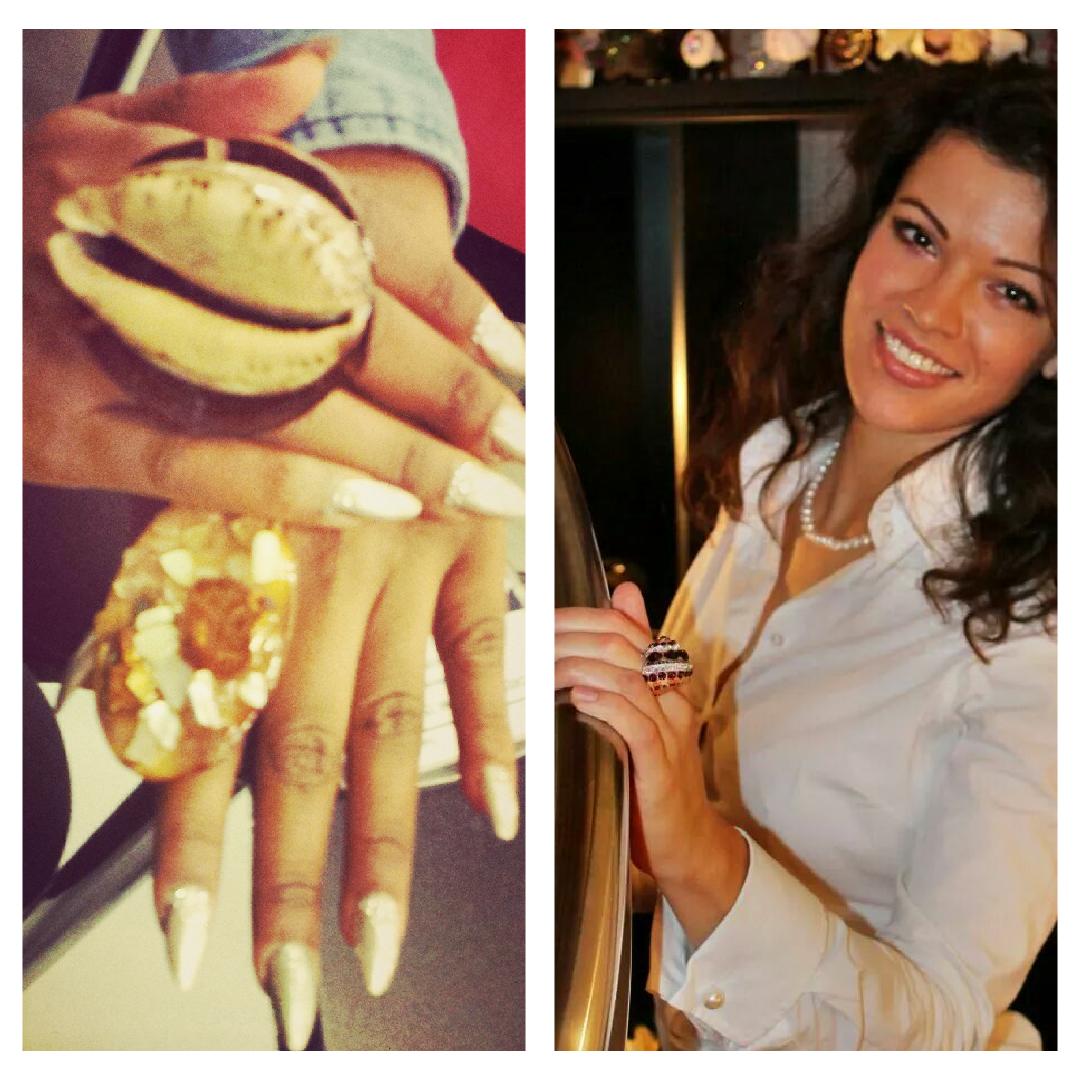 KsenijaSidorova's tweet image. #shell #fashion @FOLAMI gorgeous rings and a snap of me wearing beautiful creation by Annie Summers #shellbound