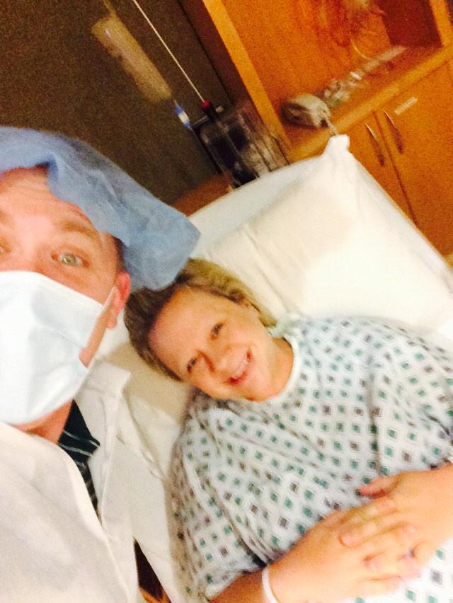 KateKierner's tweet photo. Doctor is late so daddy is gonna take care of business...#babykatekierner http://t.co/s8rOv7TrmB