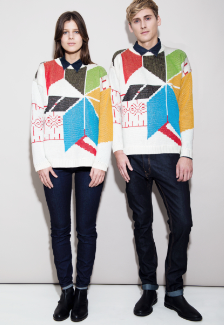 We cosied up with luxury knitwear designers <a href="/LeuttonPostle/">Leutton Postle</a> to chat about the new unisex jumper buff.ly/1r0vKWM