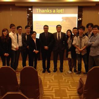 NYUDental's tweet photo. Drs. Mani Alikhani &amp; Anderson Huang greeted Int'l Program alumni and guests in Taipei, Nov. 20. http://t.co/YfGAa2SPoj