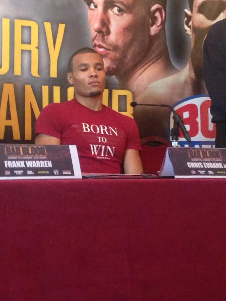 BOXINGPAGE's tweet image. Chris Eubank Jr 'I didn't know who he was until I looked him up on YouTube. He has no chance!' http://t.co/hXU9hDMWMO"