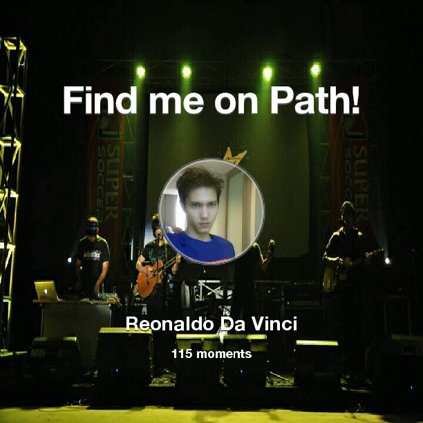 reodavinci's tweet photo. I've shared 115 memories with my friends on #Path - see them now at http://t.co/FU3MzhALPM! #thepersonalnetwork http://t.co/jIimSbJuur