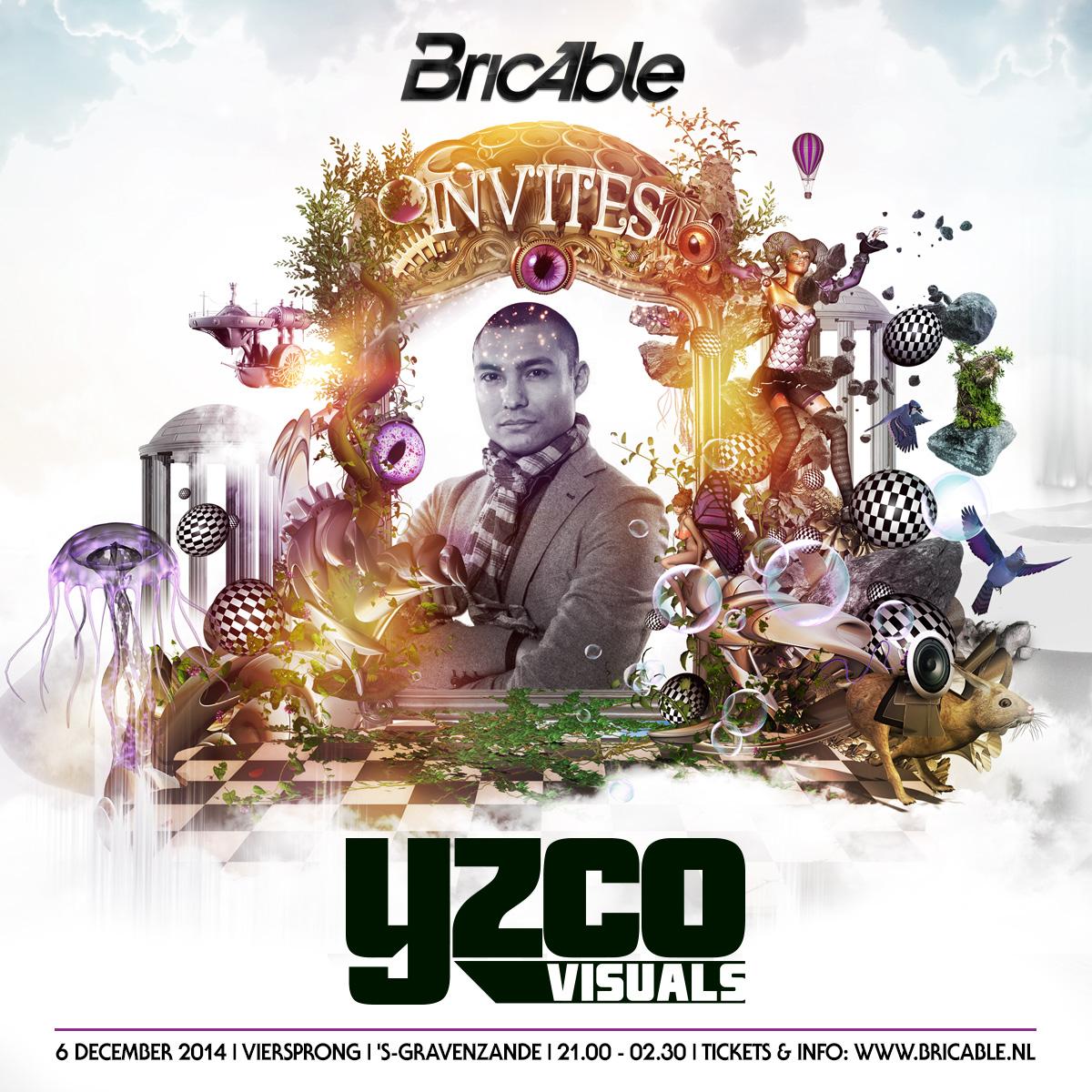 BricAble1's tweet photo. @BricAble1 Invites: @VJYzco ! Get ready for an amazing visual trip! Tickets &amp; info> http://t.co/GdopCXSEBY http://t.co/00EMbFSunQ