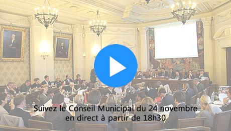 VilledeReims's tweet image. #ConseilMunicipal de #Reims ce soir, 18h30. A suivre sur place ou en direct sur internet: bit.ly/CMDirect