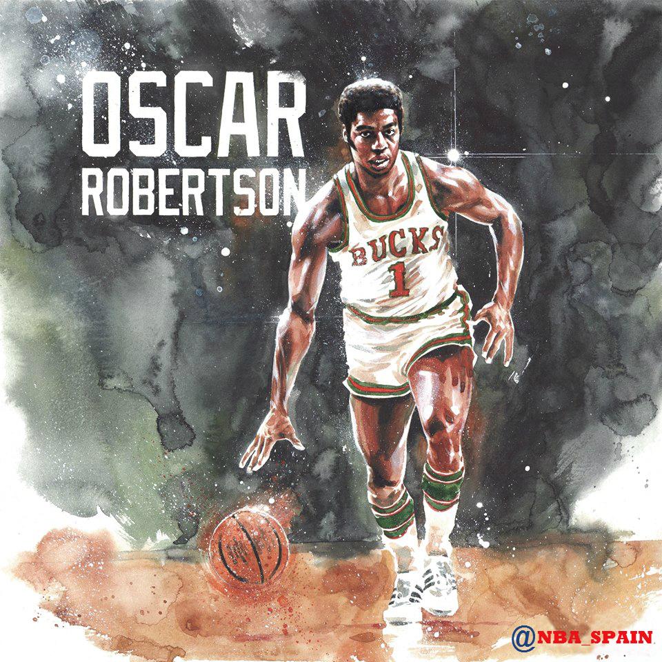 Happy Birthday Oscar Robertson! Unico jugador en la historia en promediar un triple-doble en una temporada. 