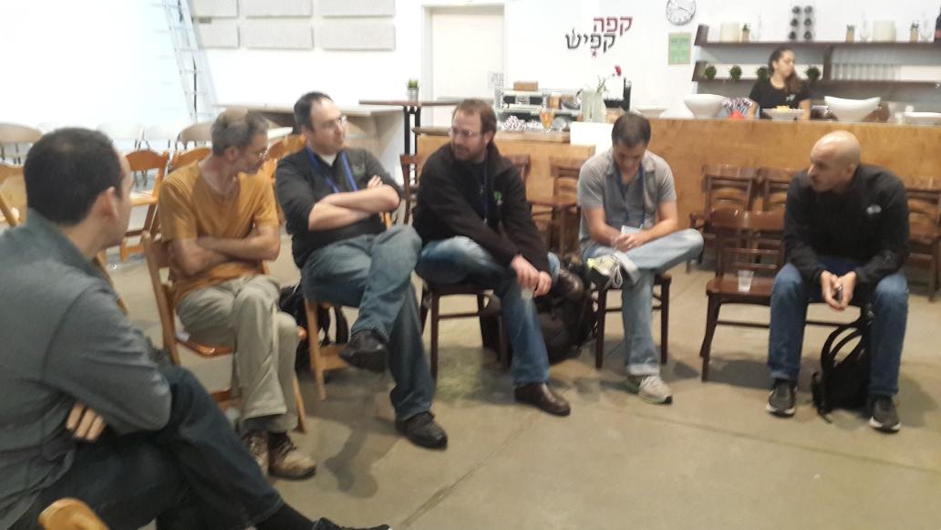 shar1z's tweet image. #openspaces @elasticsearch AMA with @bleskes + @kimchy & #chatops with @bigpanda & cardioid #hubot #devopsdays TLV