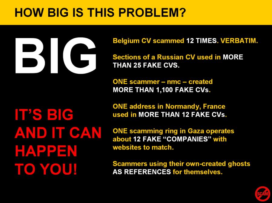 PORTranslation's tweet image. HOW BIG is the scammers' plague in the translation industry? Slide from my presentation at #ata55.