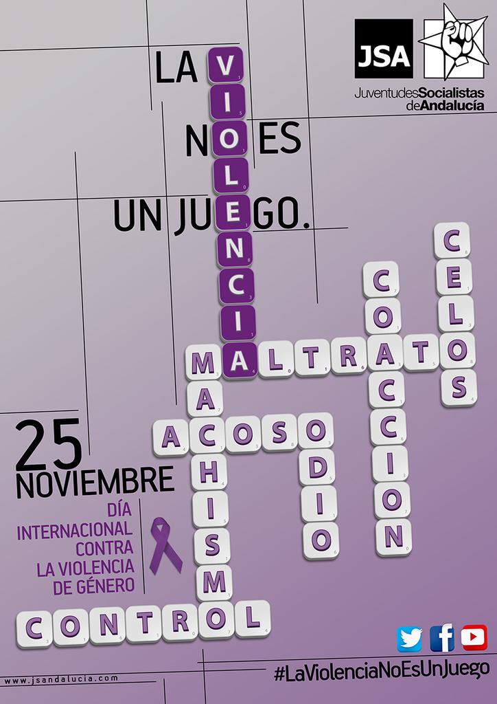 JSAndalucia's tweet photo. La sociedad no puede ni debe tolerar ni una muerte ni una agresión +. http://t.co/A62F9tyYxN #LaViolenciaNoEsUnJuego http://t.co/2S2zpNFefJ