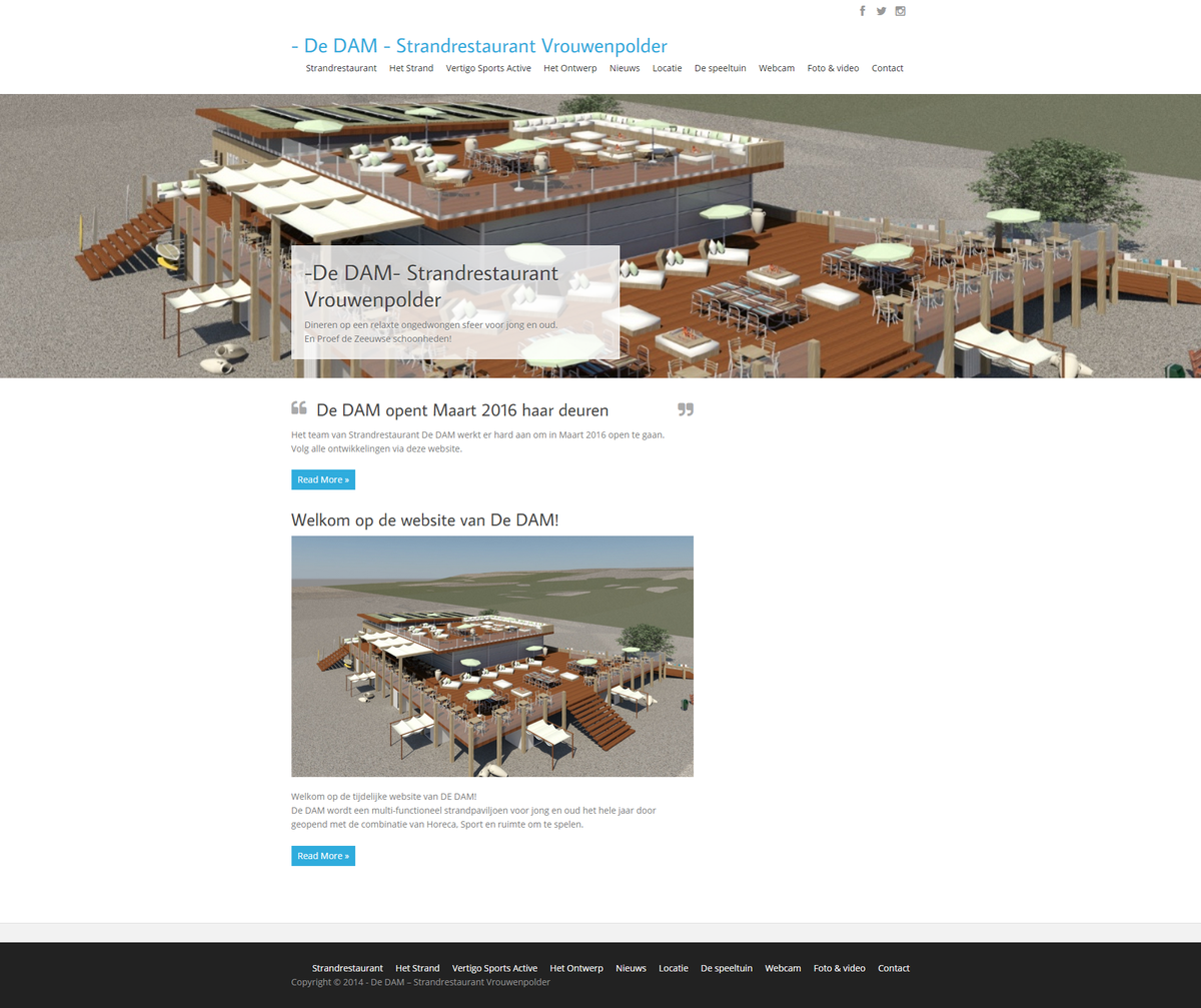 DeDamBeach's tweet photo. http://t.co/PGv5YKUP2P Voor meer info over Strandrestaurant De DAM in Vrouwenpolder ! http://t.co/t1A6NwrY7K