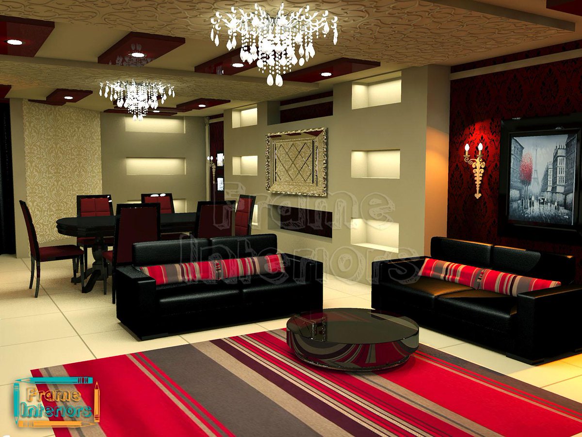 ThreeDesigners's tweet image. تصميم داخلى لمنطقة ريسيبشن بطراز كلاسيكى
 استخدام اللون الاحمر فى التصميم ليتميز بالجرأة و الجلد لاضفاء الفخامة علية
