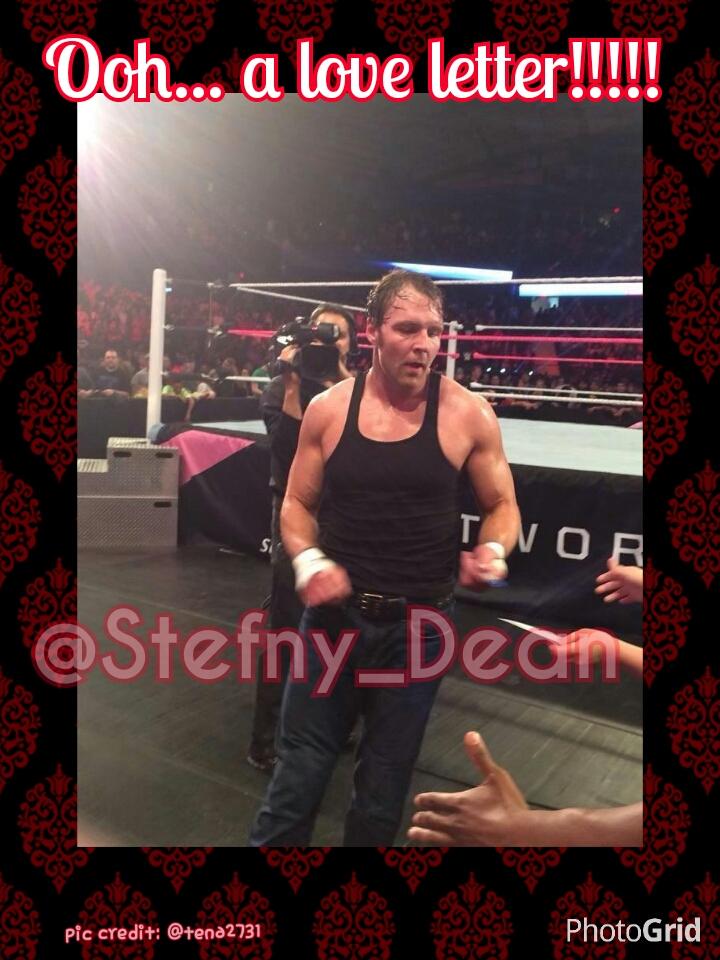 StefnyM1976's tweet photo. #DeanAmbrose #AmbroseAlley #AmbroseAsylum #AirLunatic #AmbroseAlley #LunaticNation #LunaticLovers #DimpleNation http://t.co/jGADLfgigi
