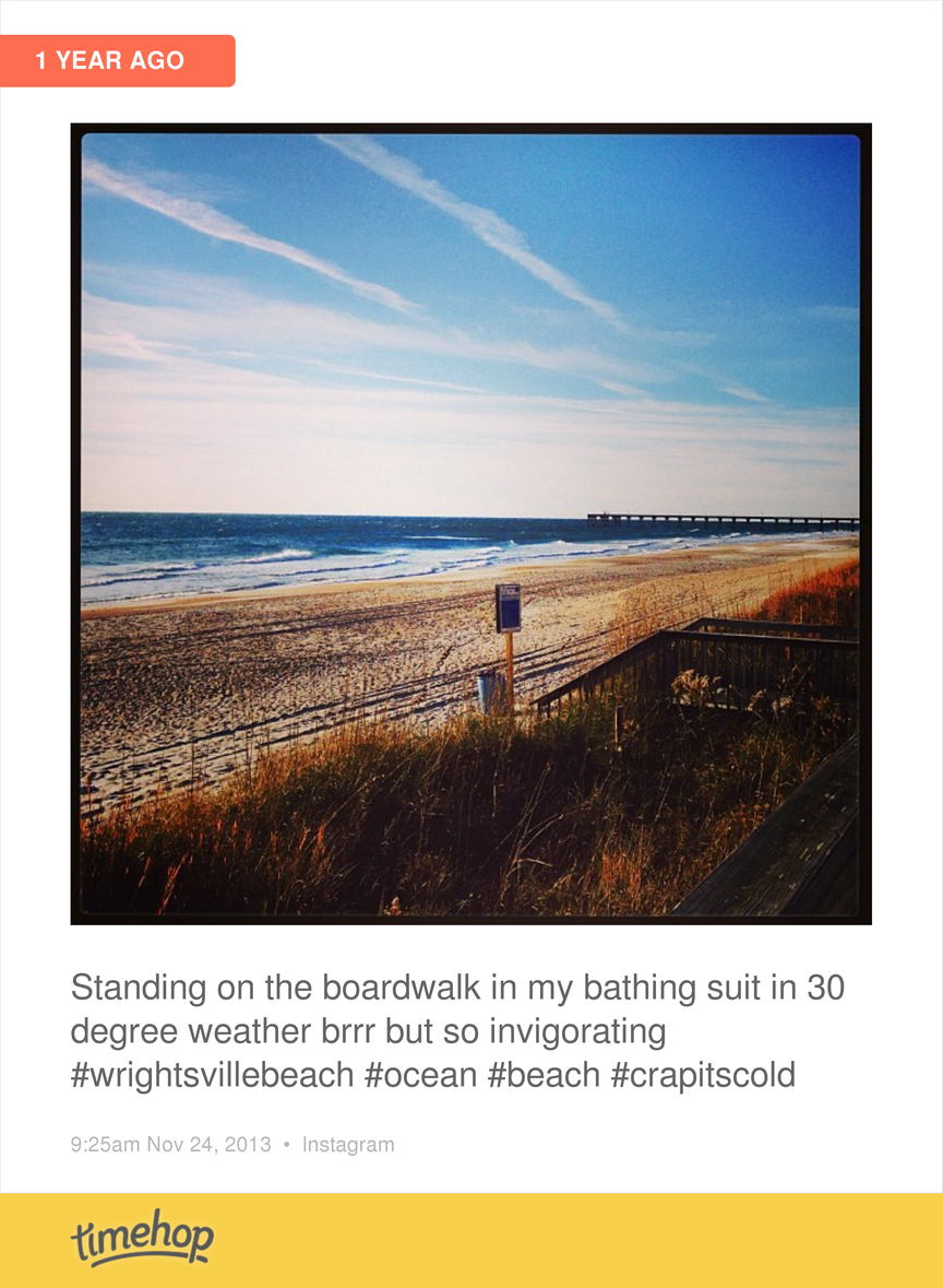 Can't believe I did that but it didn't really feel that cold at the time lol ... Miss the beach