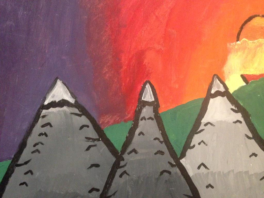 CorleyJeffIHS's tweet photo. We like to have art displayed by students in our arts magnet program. This is in my office. #d5pln http://t.co/Src3PGWX6E
