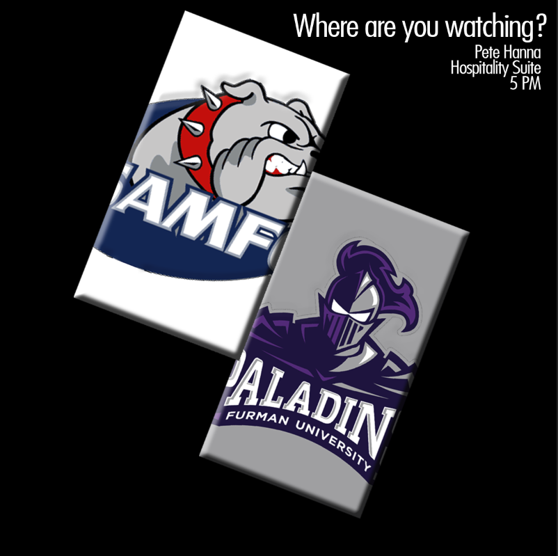 SamfordSports's tweet image. Where are you watching? The @SamfordVB team is playing for the @SoConSports Title! Cheer them on at 5! #SamfordStrong