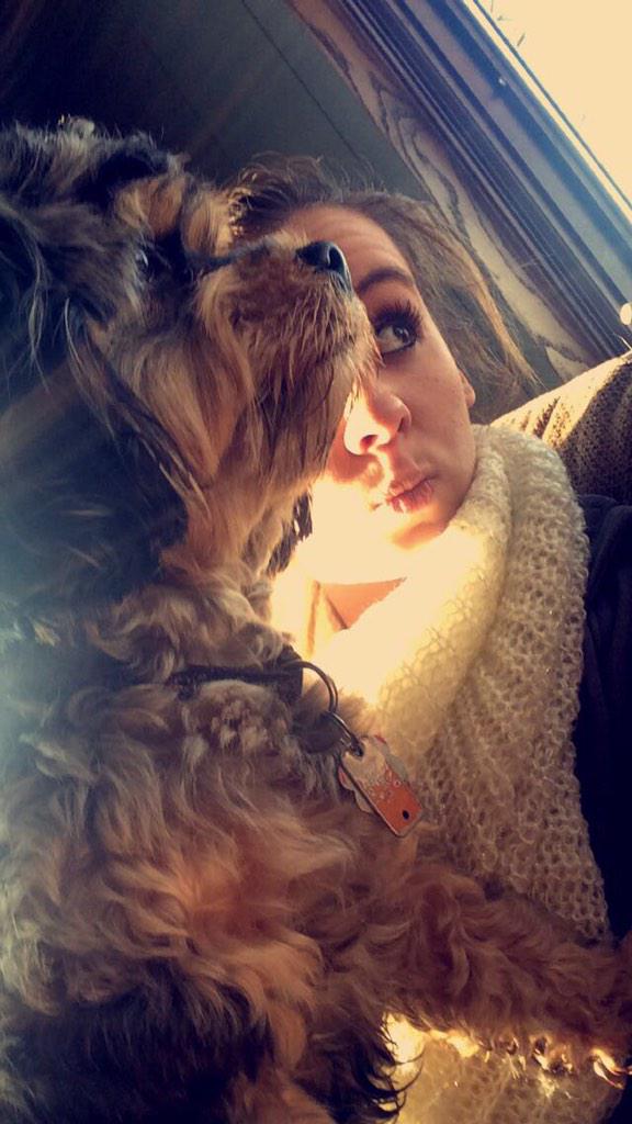 keepercockapoo's tweet image. Modeling with bae 💋