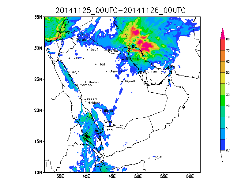 MansourAlmazrou's tweet photo. خريطة أمطار الثلاثاء بإذن الله:
مناطق التأثر بالأمطار على أجزاء من شمال شرق وجنوب غرب وجنوب  #السعودية #نجران #القصيم http://t.co/38rChNdhj3