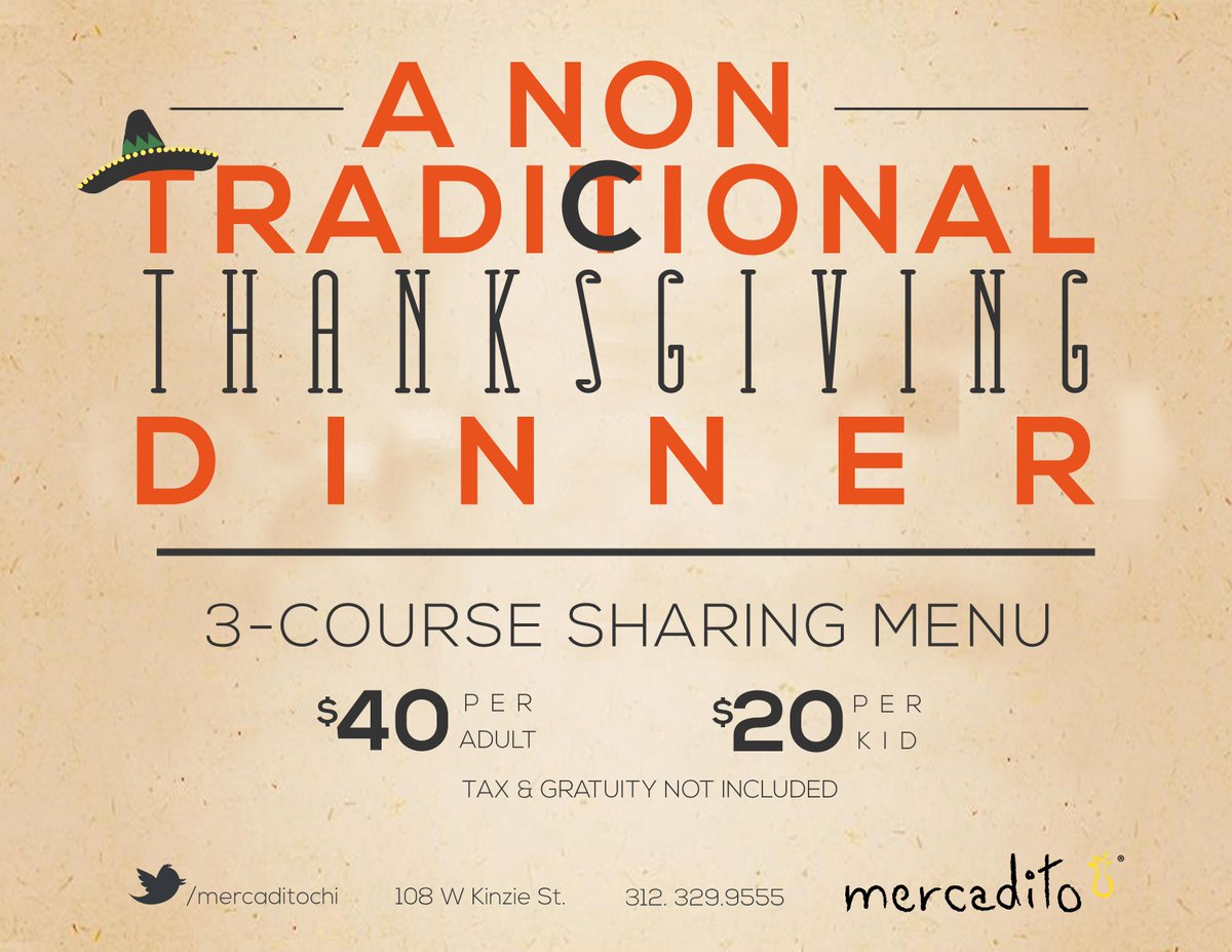 DoubleACHI's tweet photo. No plans for #Thanksgiving &amp; in #Chicago? Stop in and join us then for a special menu family style dinner. http://t.co/NHgu6zjN5i