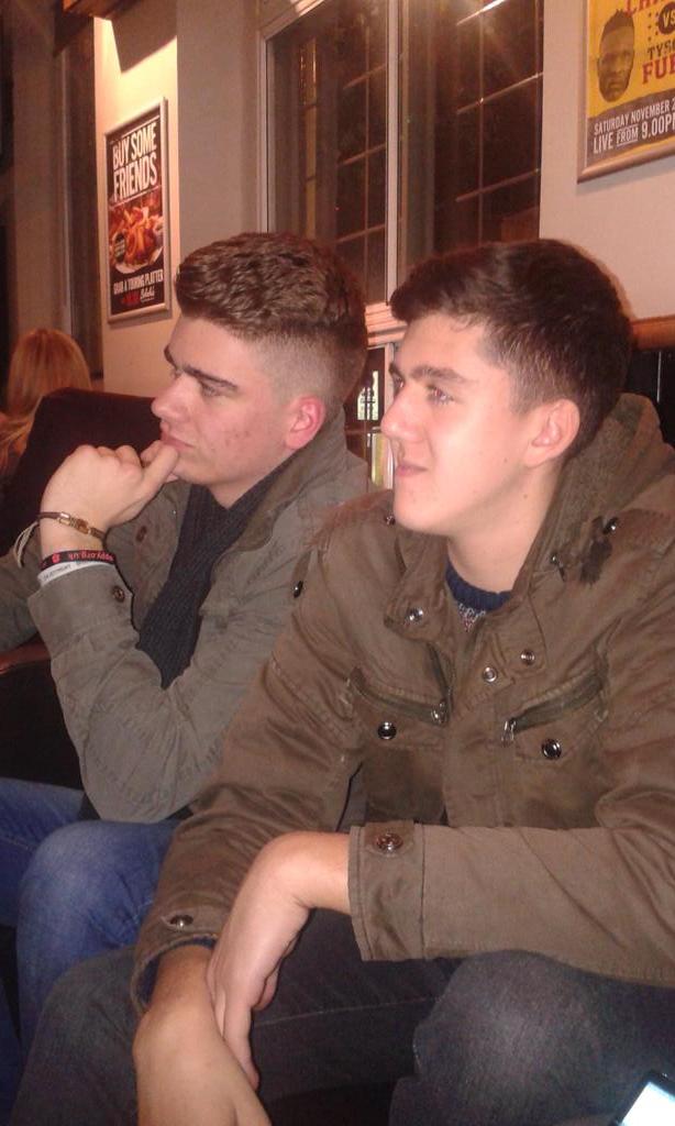 XFireOfficial's tweet image. @zachstone012 and @LiamTheIndian  getting their swag on!