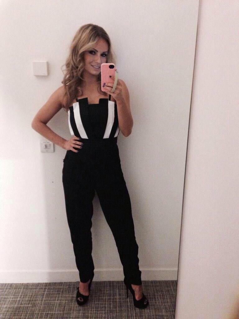 RichmanBrands's tweet image. Check out the gorgeous @The_OlaJordan wearing the @MissMilne_ #Stargazer jumpsuit on @bbcstrictly #TakesTwo tonight!