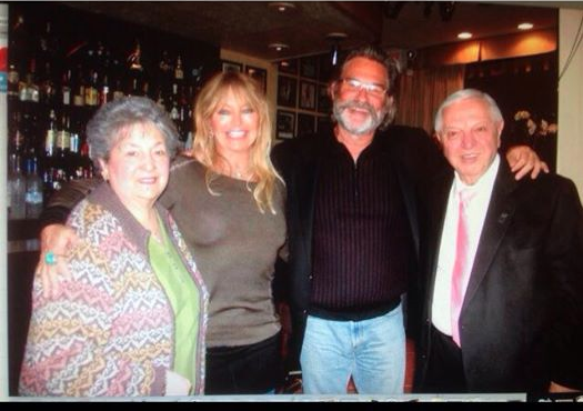 Happy 69th Birthday to the forever young Goldie Hawn!!!! Here she is with my parents and Kurt Russell. 