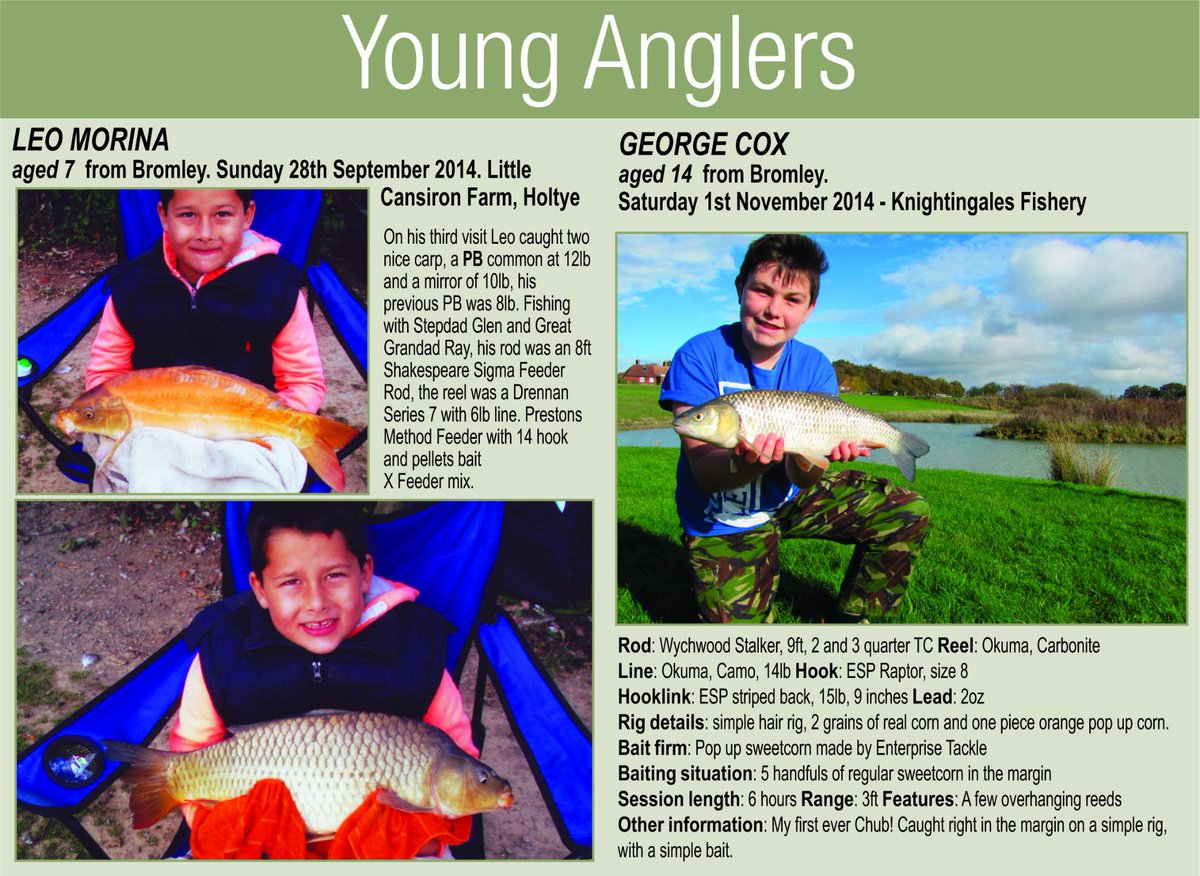 FW_Informer's tweet photo. If you would like a junior to appear in the mag. Please email:info@freshwaterinformer.com with full details/pics. http://t.co/ITEBVOvrrz
