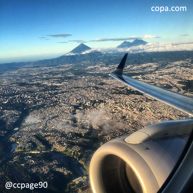 La mejor forma de tomarle la foto a una ciudad, es volando sobre ella. #ViajandoConCopa