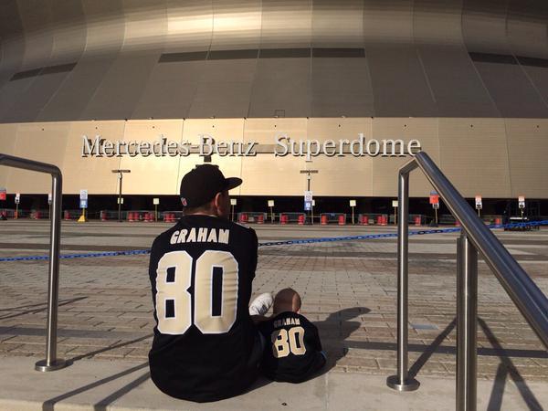 SNFonNBC's tweet photo. Talk about a perfect father-son moment! #WhyWeLoveSports (via @Dubaya17) http://t.co/ITwAwzMfus